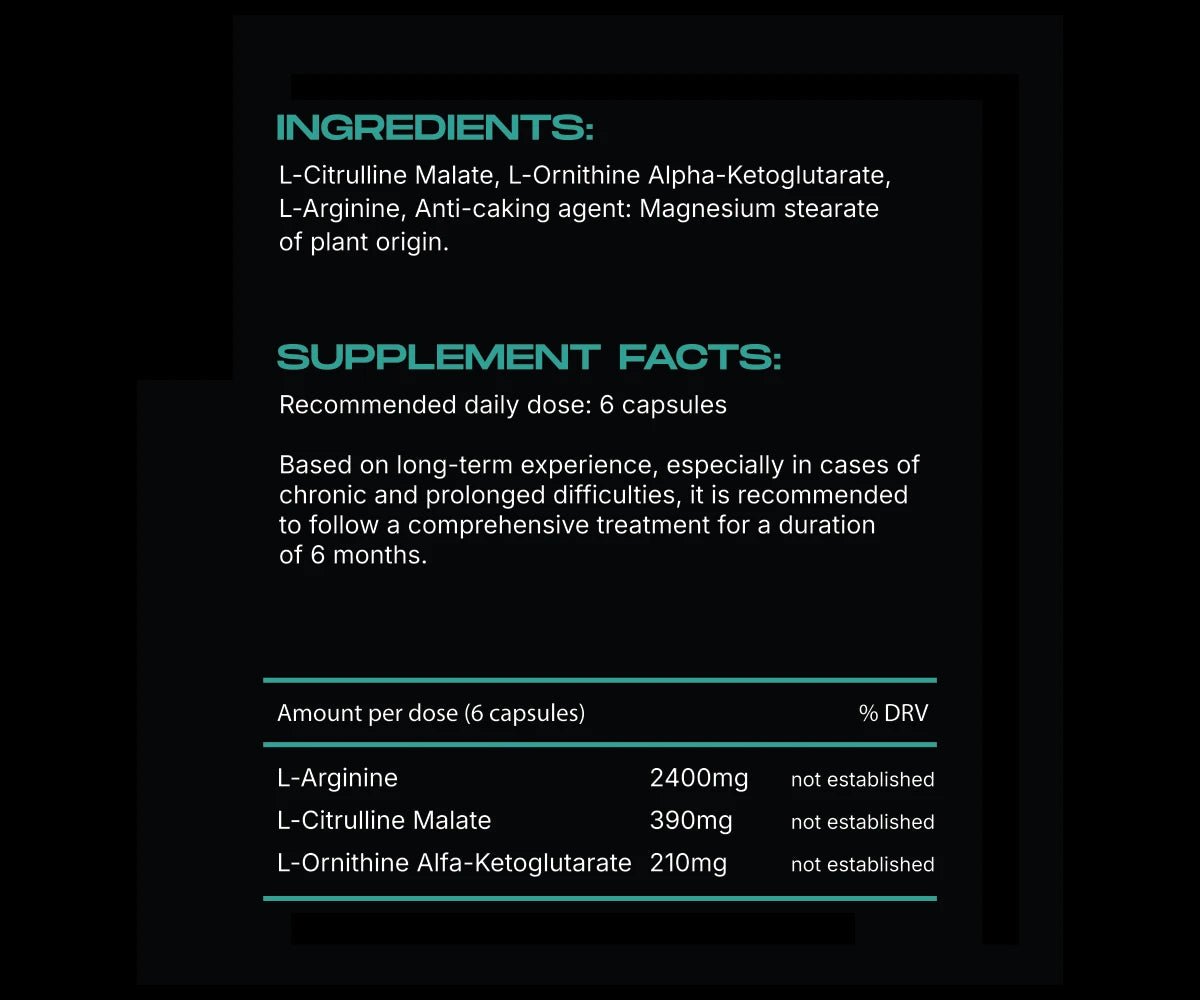 Amplio OKG + L - Arginine + L - Citrulline Advanced Formula - LifeUnlocked