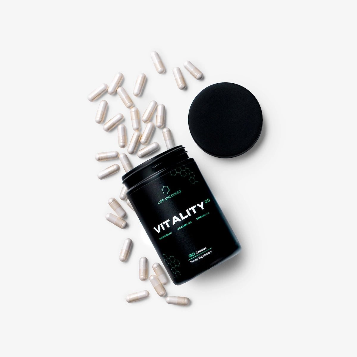 VITALITY 2.0 Magnesium + Vitamin D3 + K2 - LifeUnlocked